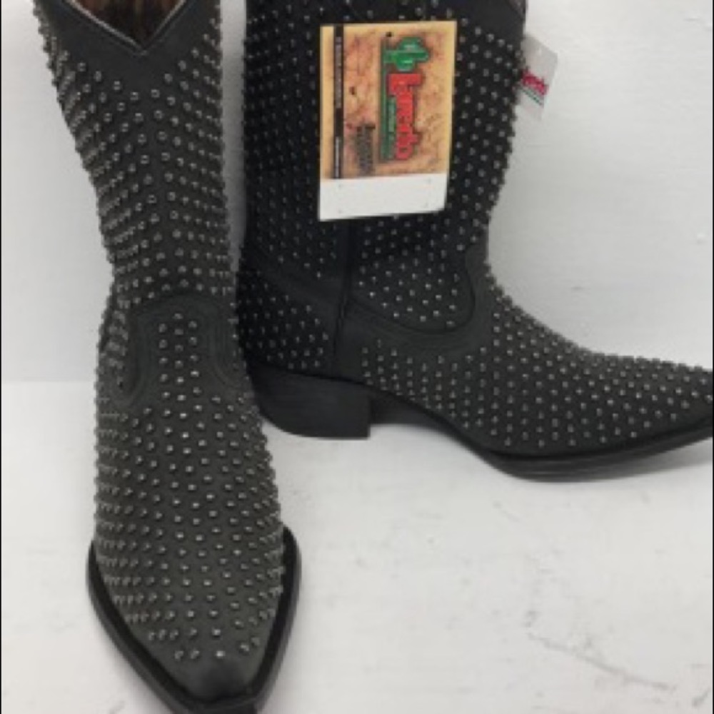 STUDDED COWBOY BOOTS BOOTS - Picture 5 of 8